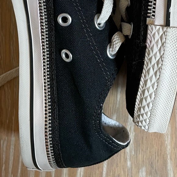Rare Converse All Star Low Top Zipper Trim / Canvas - Picture 4 of 6